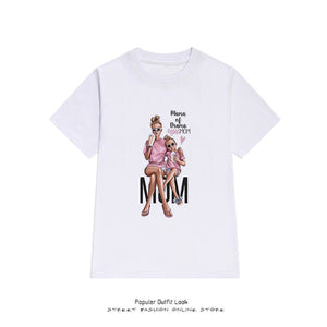 Super Mom Print  T-Shirt