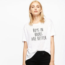 Load image into Gallery viewer, BOYS IN BOOKS ARE BETTER Letter Print