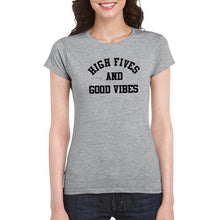 Load image into Gallery viewer, High Fives Letter Print T Shirt