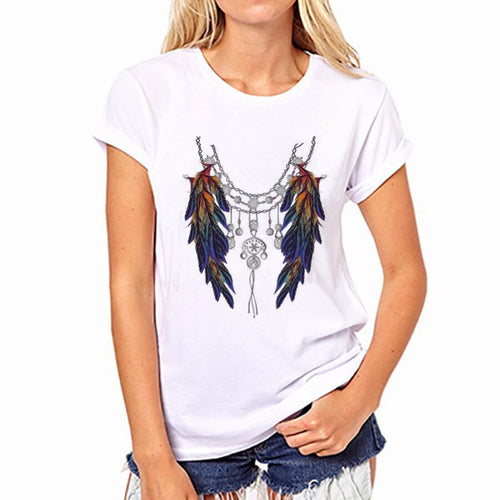 Angel Wings Print T Shirt