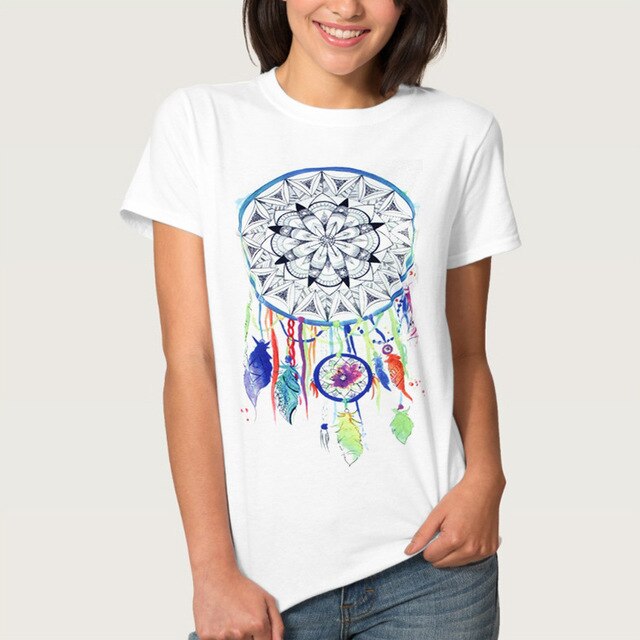 Dreamcatcher Print T Shirt