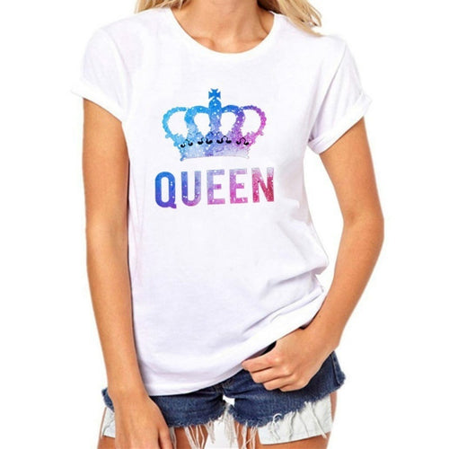 Crown QUEEN  Print T Shirt