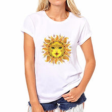 Load image into Gallery viewer, Gold Sun Flower Print T Shirt