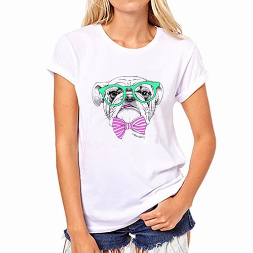 Dog Print T Shirt