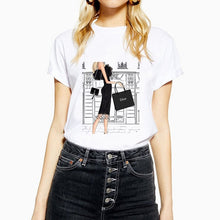 Load image into Gallery viewer, Fashion Elegant Shopaholic Ladies T-Shirt