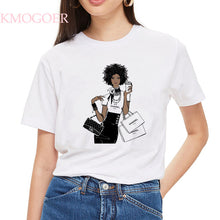 Load image into Gallery viewer, Fashion Elegant Shopaholic Ladies T-Shirt