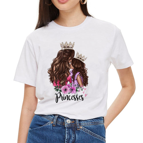 Super Mom and Girl T-shirt
