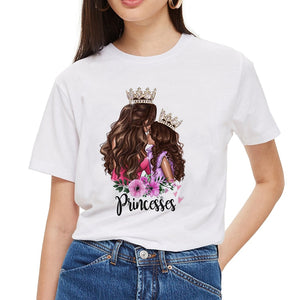 Super Mom and Girl T-shirt