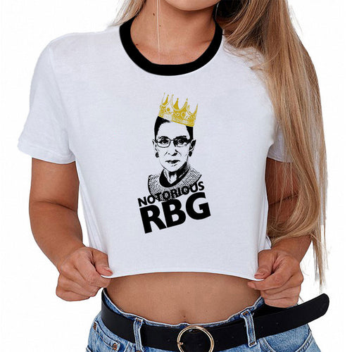 Notorious RBG printing t-shirt