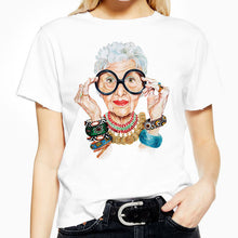 Load image into Gallery viewer, Thin Section Fashion Old Woman t-shirt