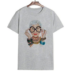 Thin Section Fashion Old Woman t-shirt