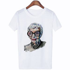 Thin Section Fashion Old Woman t-shirt