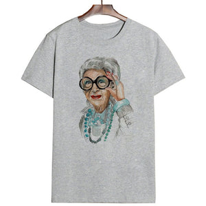 Thin Section Fashion Old Woman t-shirt