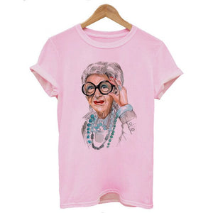Thin Section Fashion Old Woman t-shirt