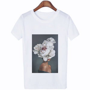 Flower Printed  T-Shirt