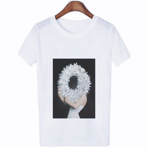 Flower Printed  T-Shirt