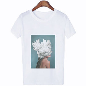 Flower Printed  T-Shirt
