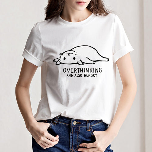 Cat Print T-Shirt