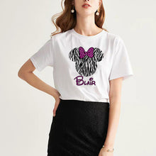 Load image into Gallery viewer, Minnie Zebra Women T-shirt
