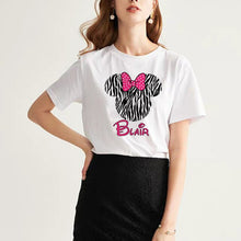 Load image into Gallery viewer, Minnie Zebra Women T-shirt