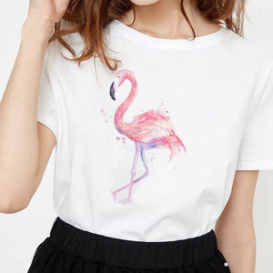 2019 Women's Pink FLAMINGO t-shirt