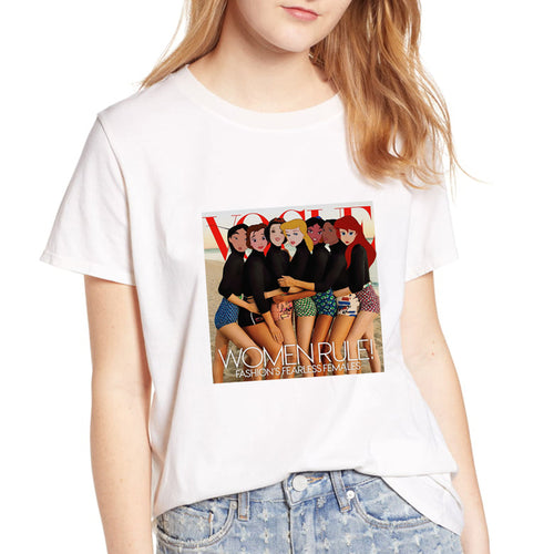 Vogue Princess Print Women  T-Shirt