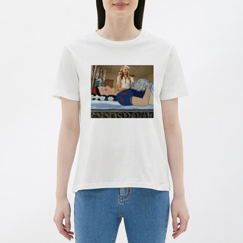 Women Harajuku Snow White Vs Kill Bill t-shirt
