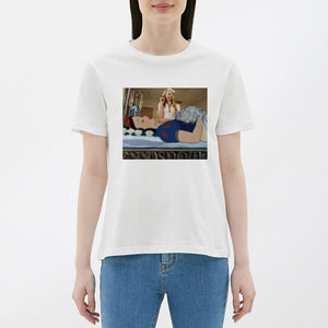 Women Harajuku Snow White Vs Kill Bill t-shirt