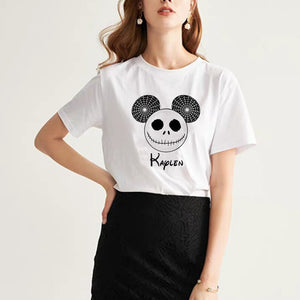 Jack Skellington Nightmare Before Christmas Mickey Womens t-shirt