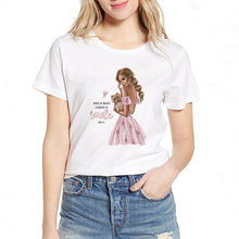 Load image into Gallery viewer, Pretty Girl And Dog T-shirt