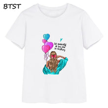 Load image into Gallery viewer, Pretty Girl And Dog T-shirt