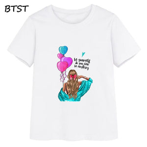 Pretty Girl And Dog T-shirt
