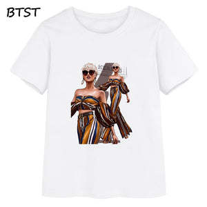 Pretty Girl And Dog T-shirt