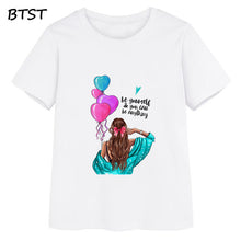 Load image into Gallery viewer, Pretty Girl And Dog T-shirt