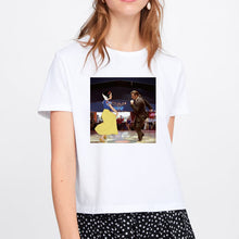 Load image into Gallery viewer, Women&#39;s Casual Slim Snow White Dances  Funny T Shirts
