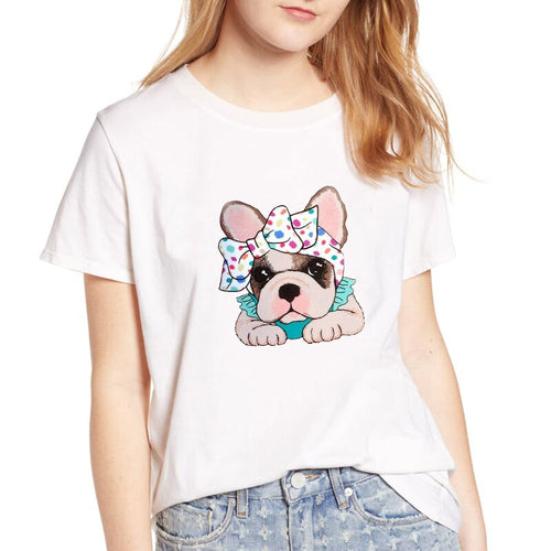 Dog print  T-shirt