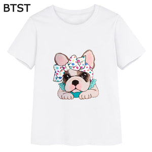 Dog print  T-shirt